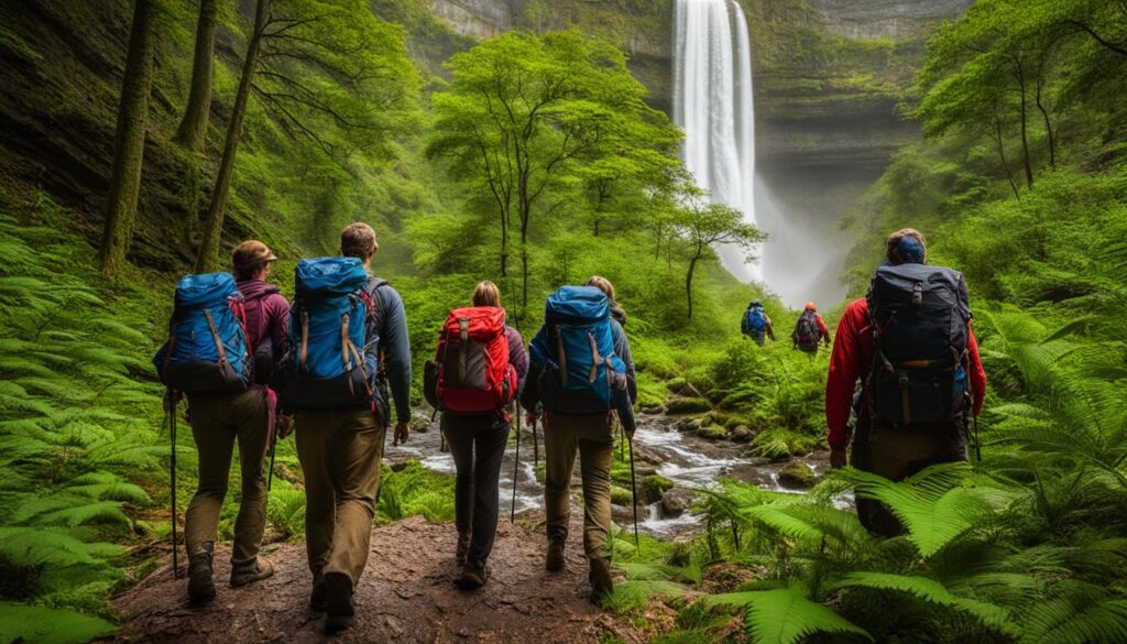 Exploring the Area around Burgess Falls State Park