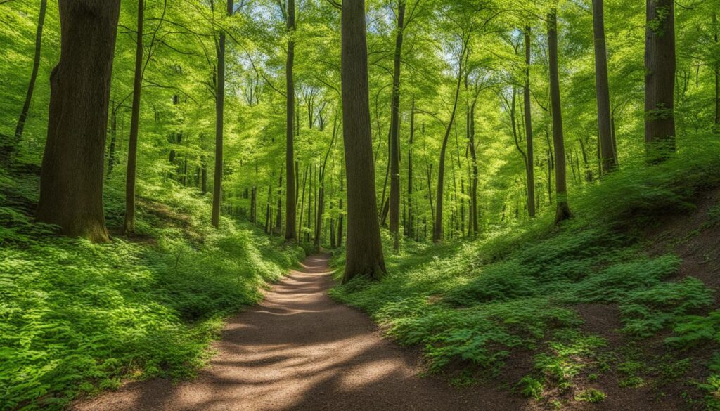 Hiking Trails at Lacey-Keosauqua State Park