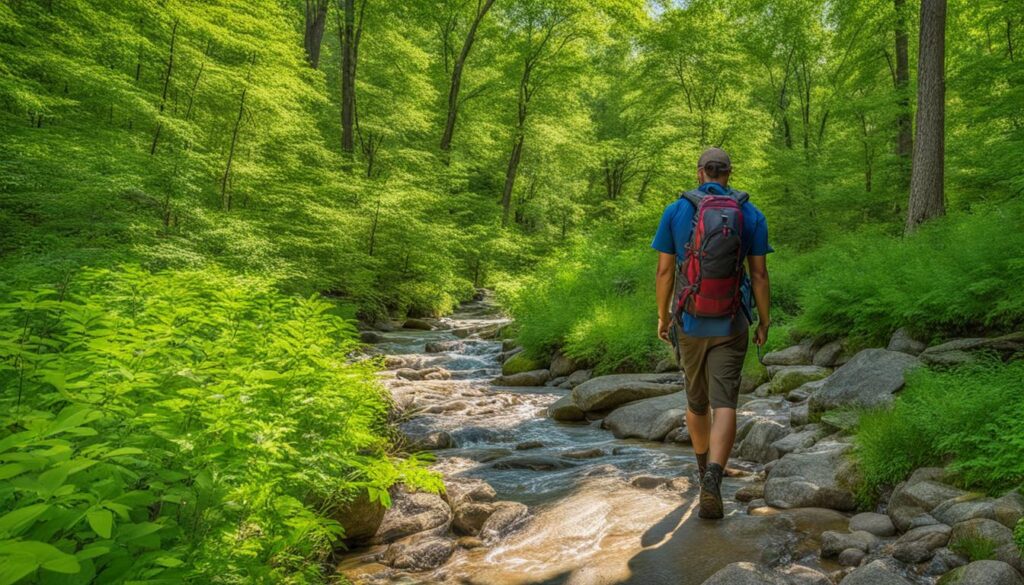 Hiking at Platte River State Park