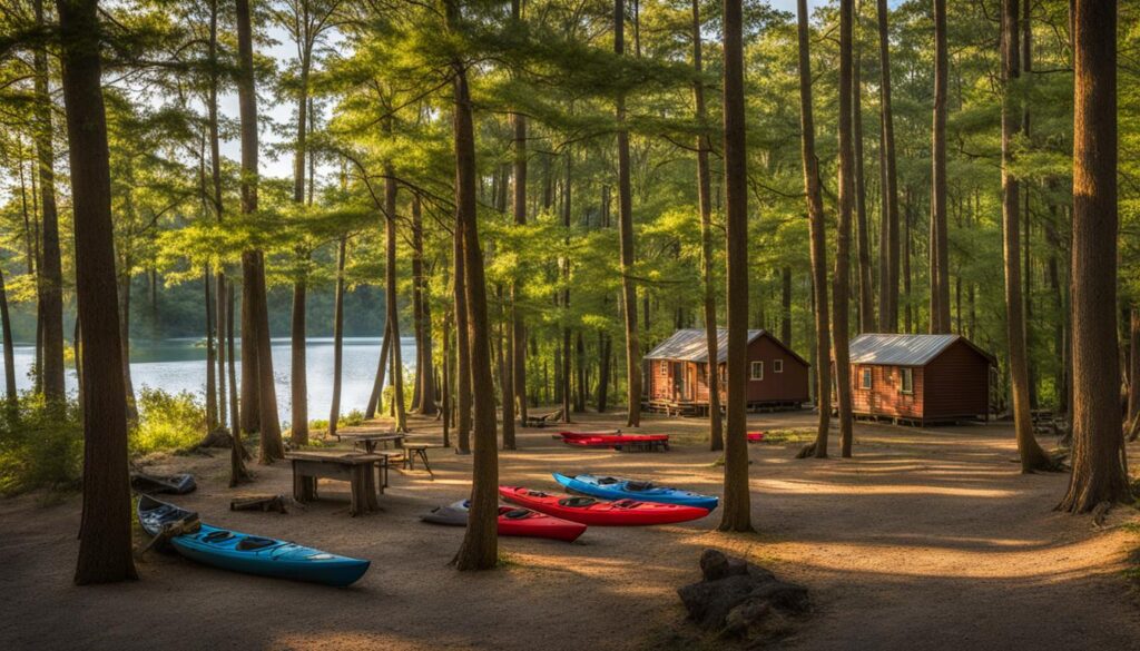 Janes Island State Park Accommodations