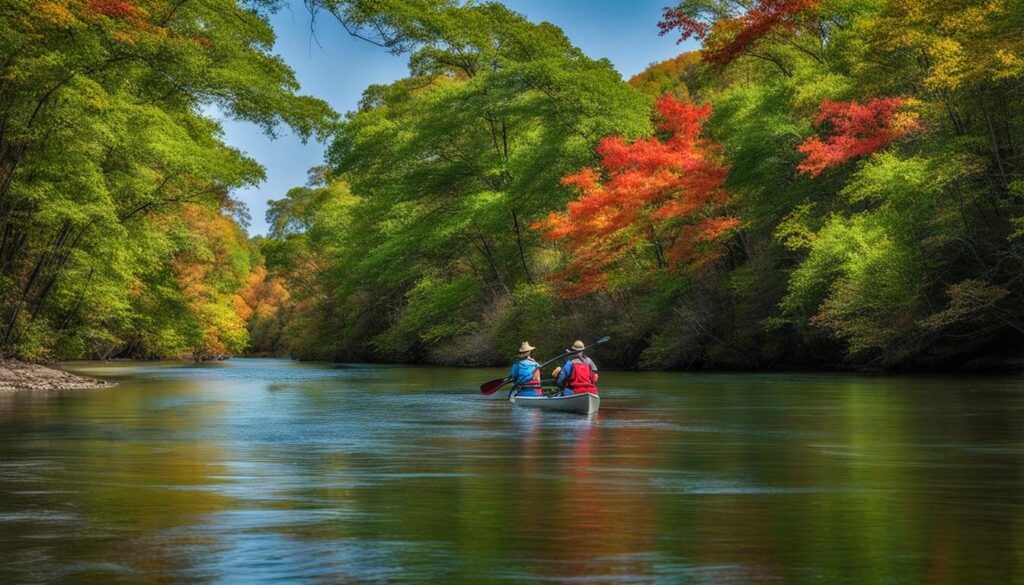 Kayaking at Machicomoco State Park