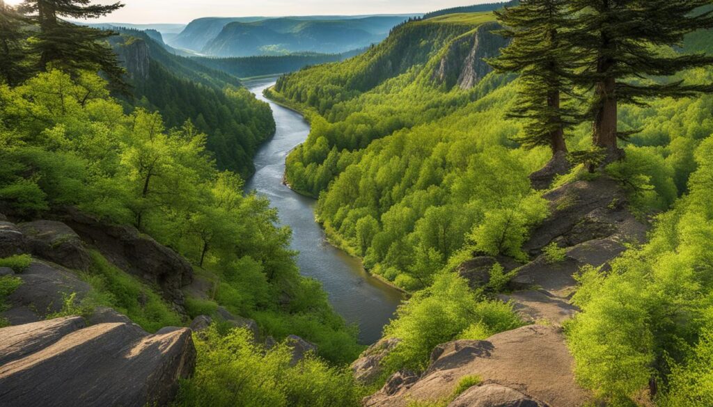 Lewis & Clark Recreation Area Hiking Trails