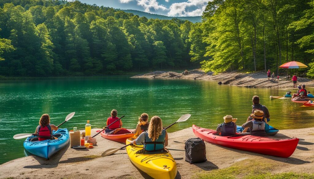 Outdoor activities at Keowee-Toxaway State Park