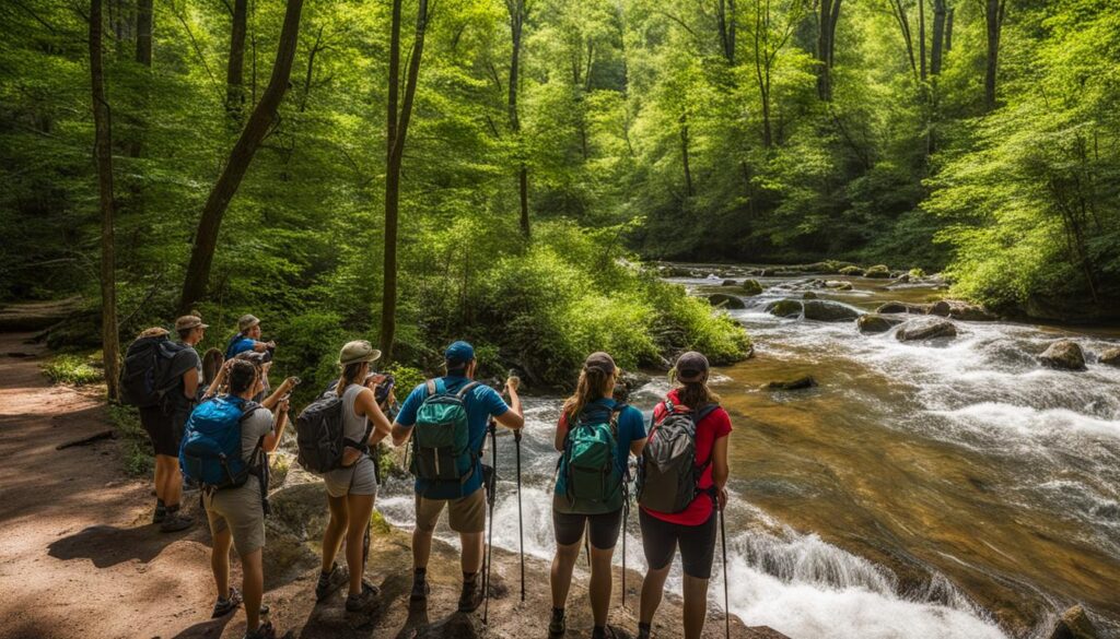 Outdoor activities at Trough Creek State Park