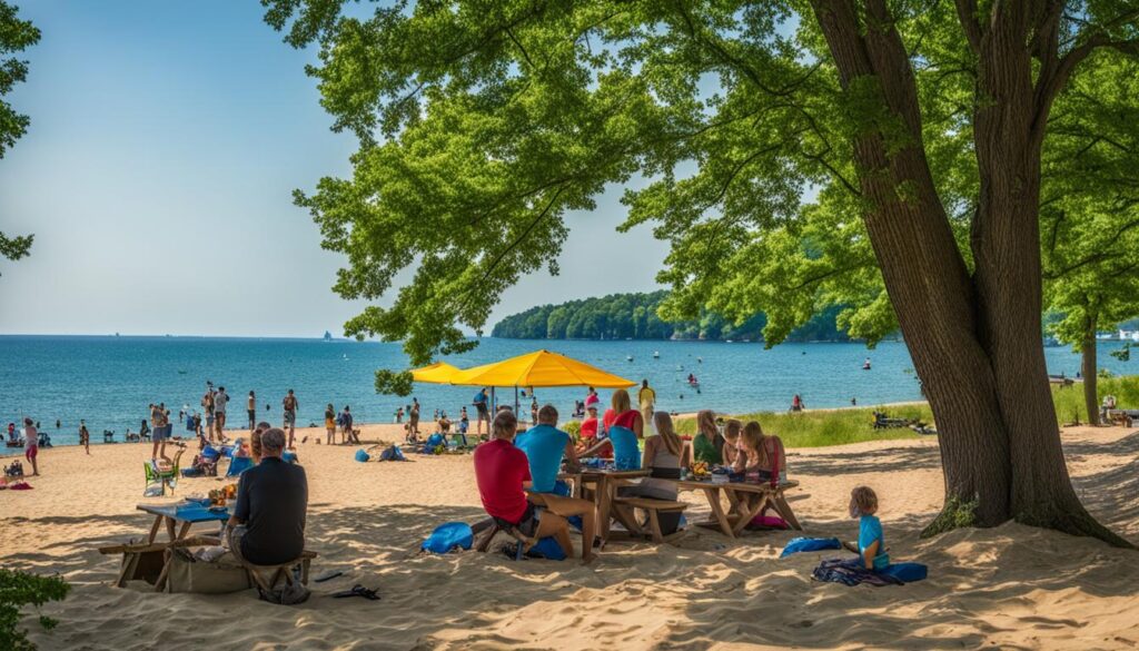 Outdoor activities in Grand Haven State Park