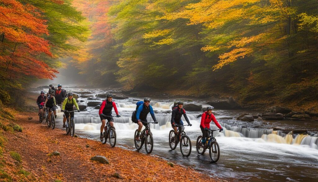 Outdoor recreation at Tomlinson Run State Park