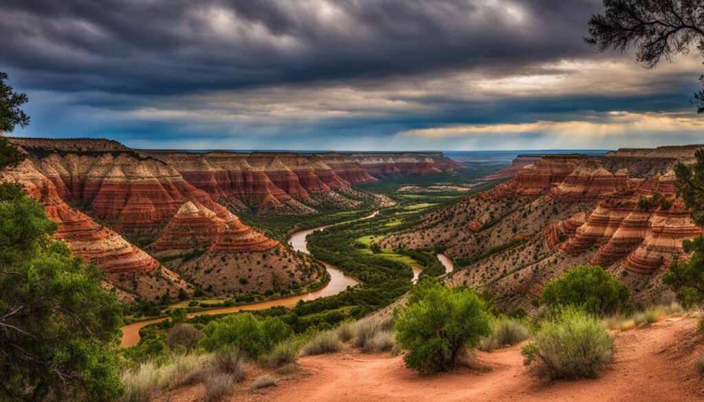 Palo Duro Canyon State Park scenic view