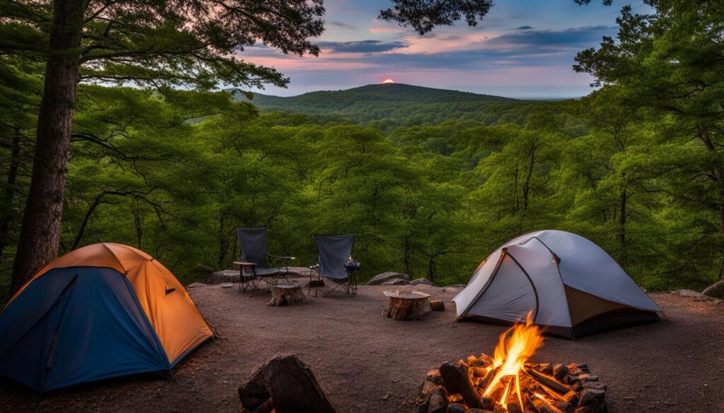 Pinnacle Mountain State Park Camping
