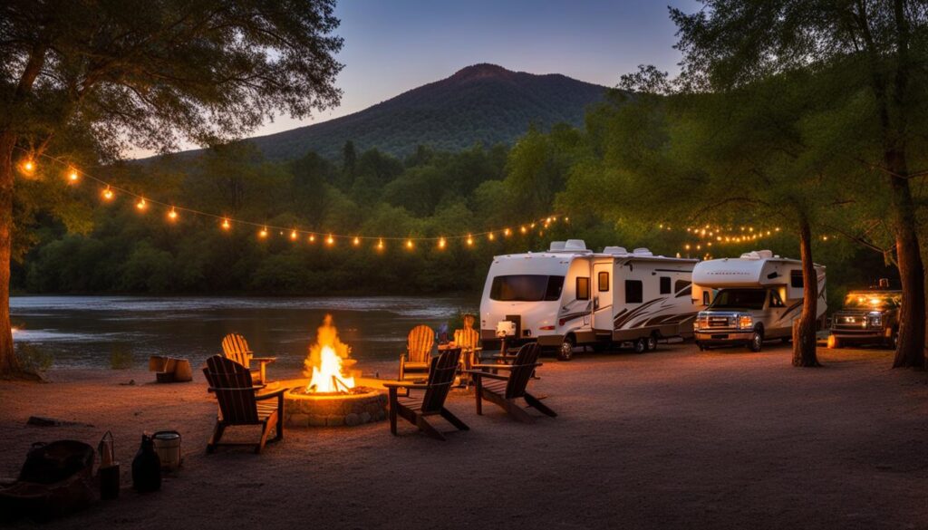 RV camping in Oregon
