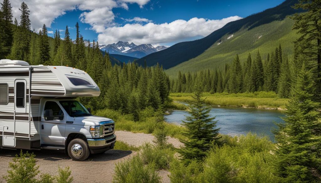 RV camping in Tok River State Park
