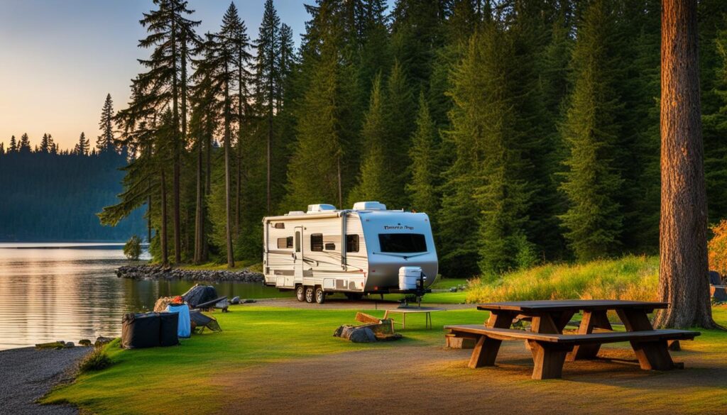RV camping in Washington