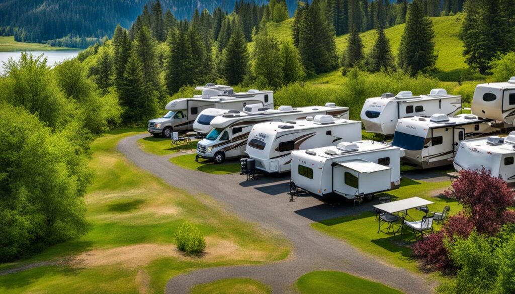 RV camping in Washington state