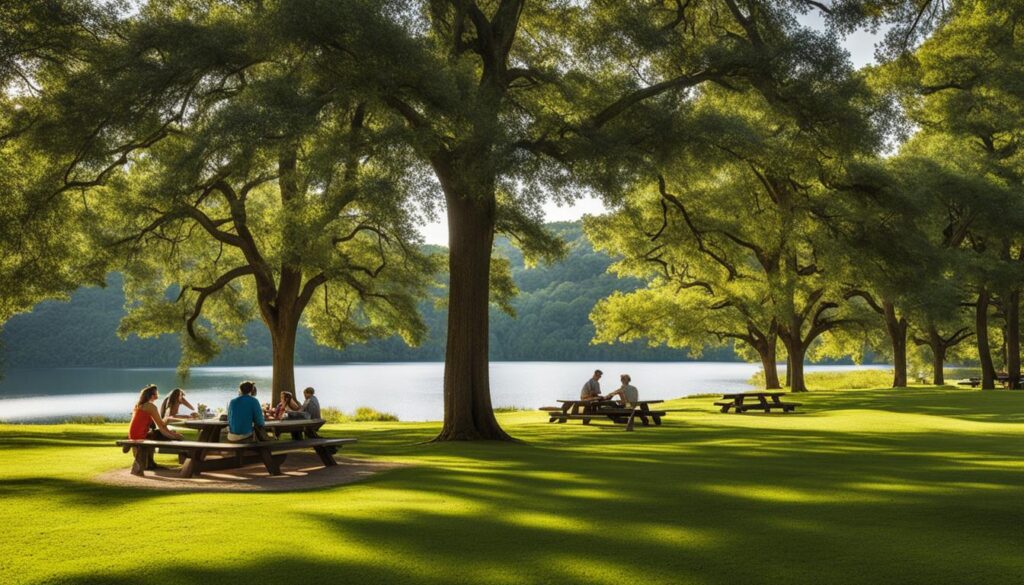 Robinson State Park picnic area