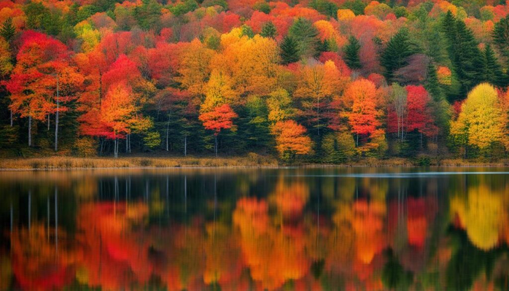 Scenic views at Squantz Pond State Park