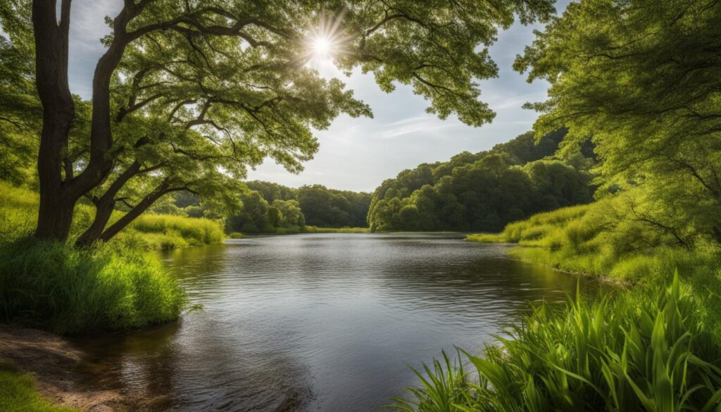 Scenic views at West Pollock Recreation Area