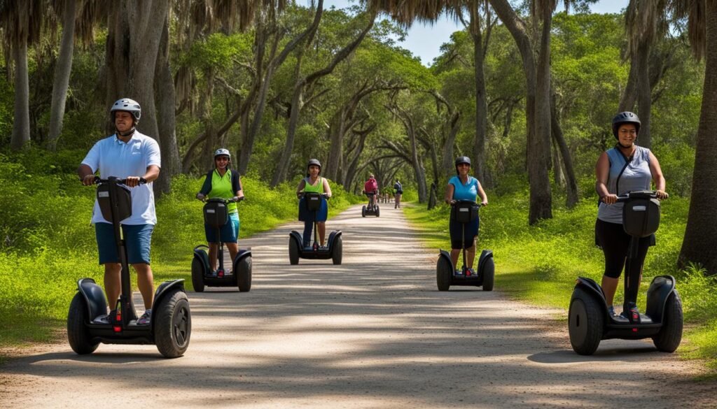 Segway tour at Fort George Island Cultural State Park
