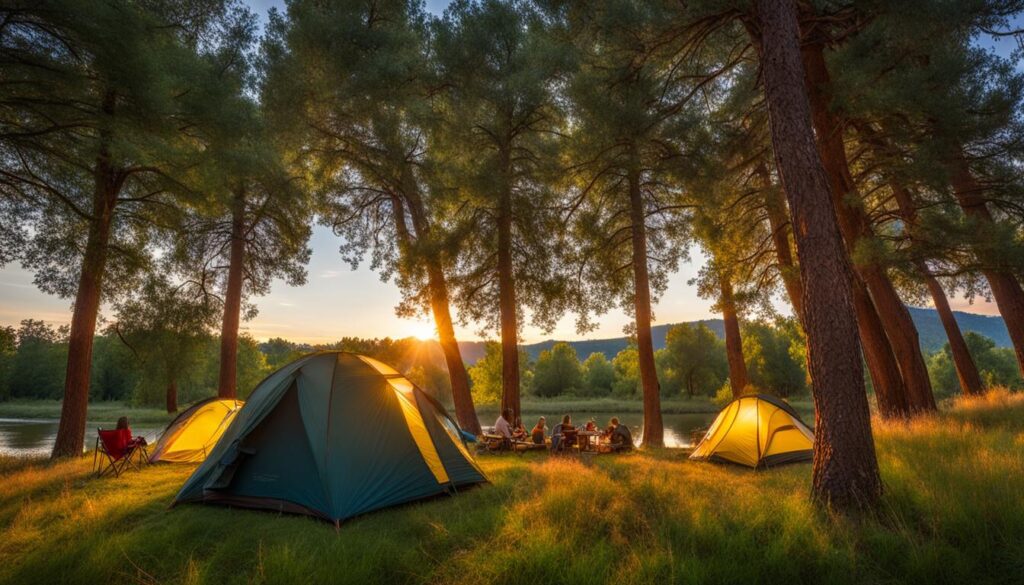 St. Vrain State Park Camping Grounds