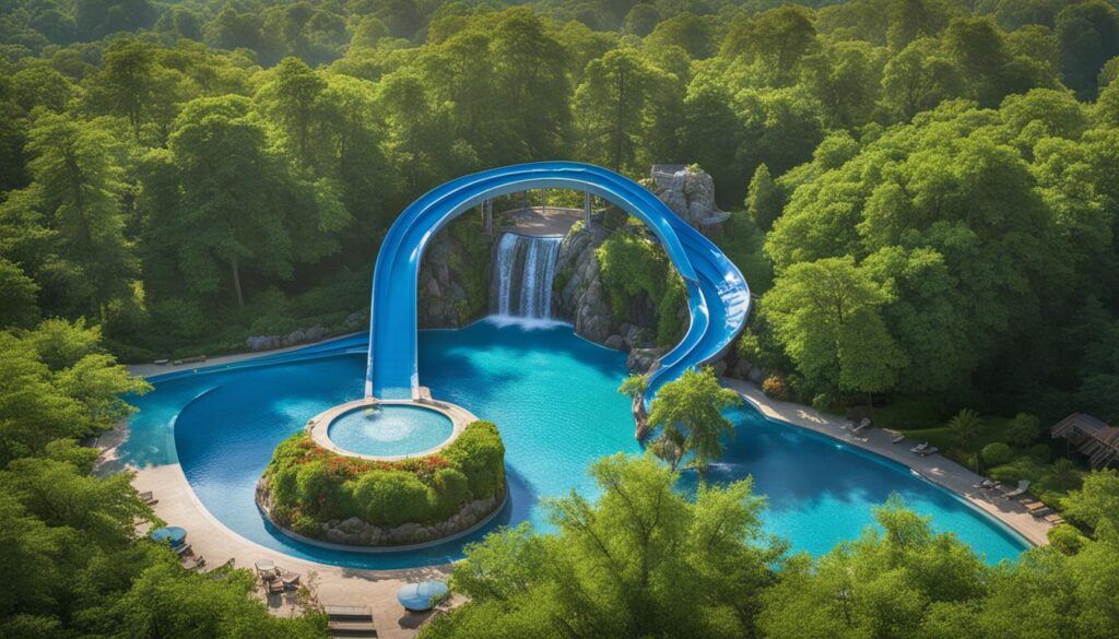 Swimming Pool and Water Slide
