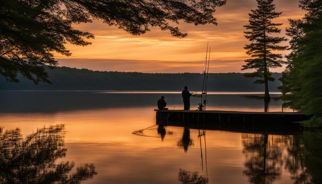 Wells State Park fishing