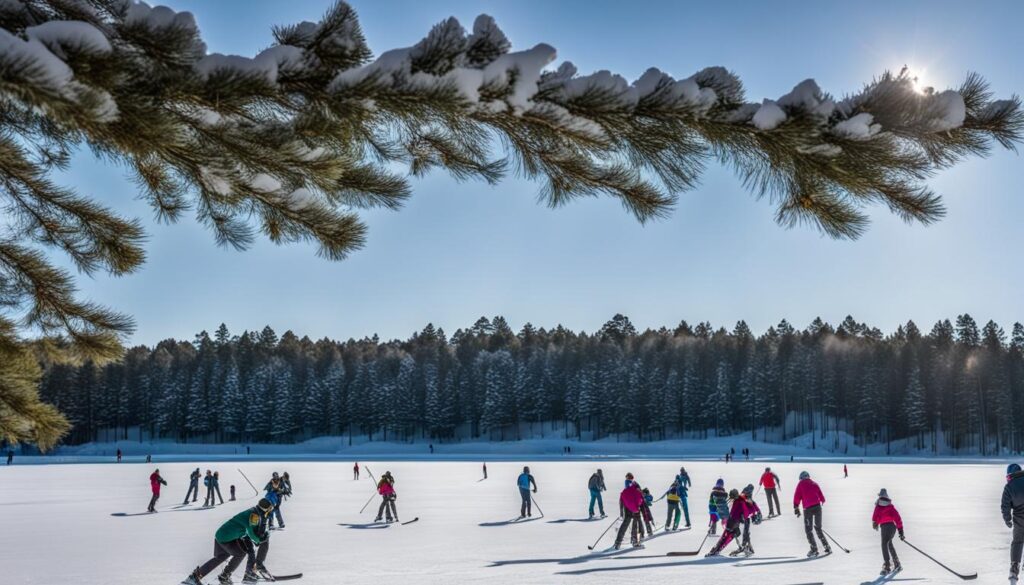 Winter Recreation at Hyde Memorial State Park