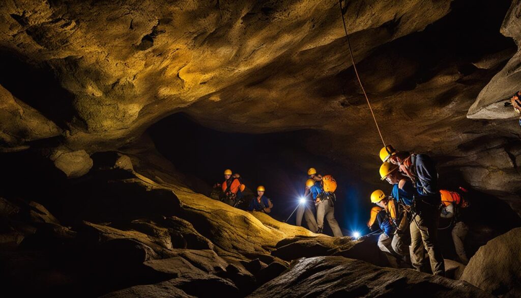 adventure activities at Carter Caves State Resort Park