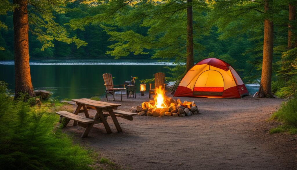 algonac state park camping