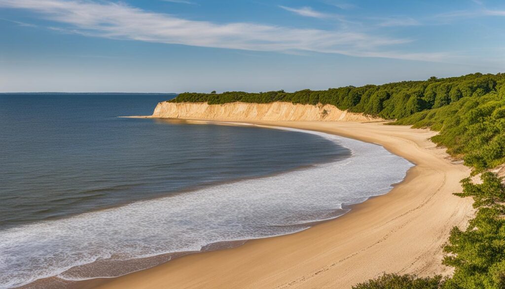 beach at Calvert Cliffs State Park