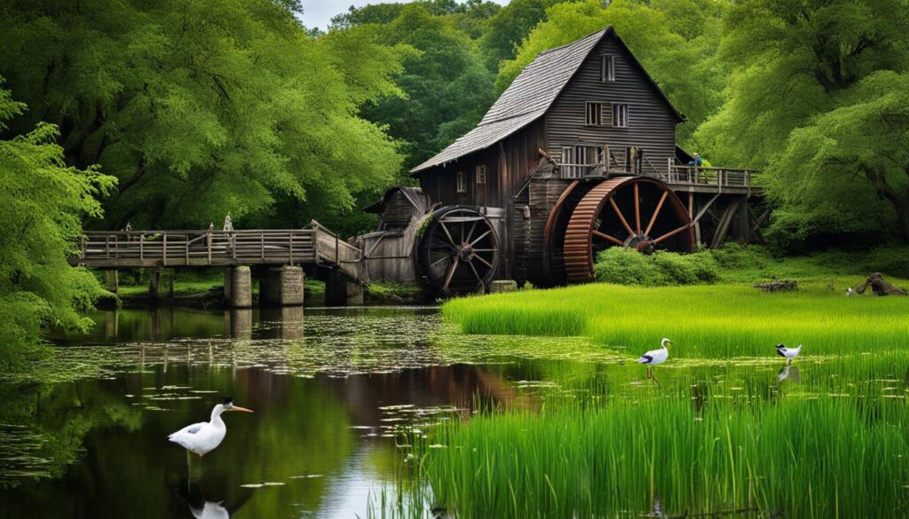 birding at Bale Grist Mill State Historic Park