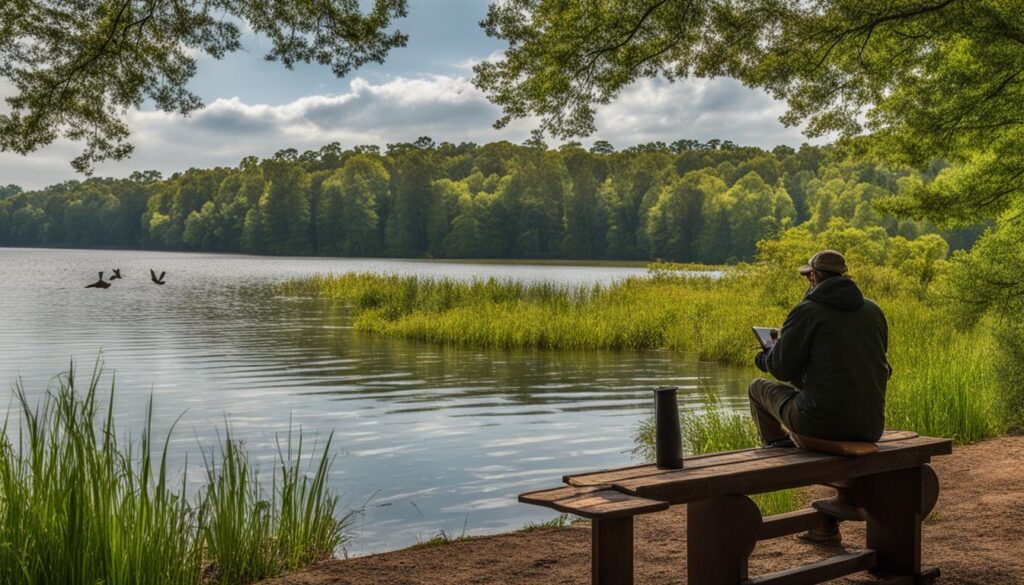 birdwatching in Elmore State Park