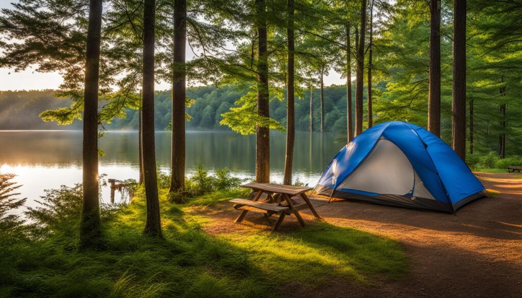bluewater lake camping