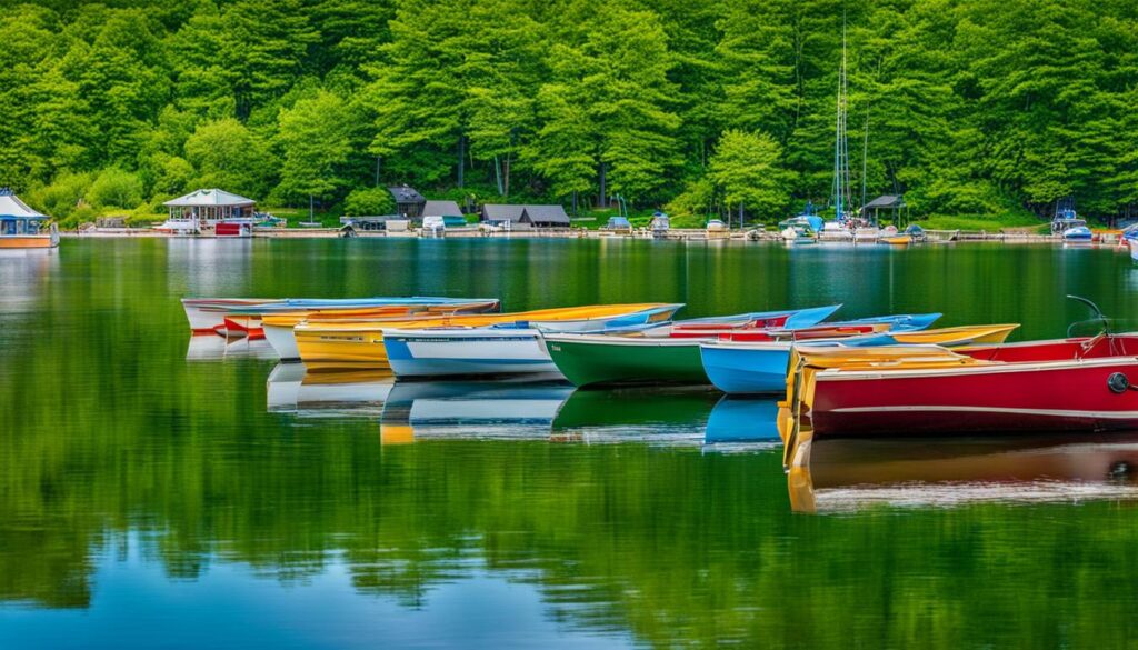 boat rentals at Franklin D. Roosevelt State Park