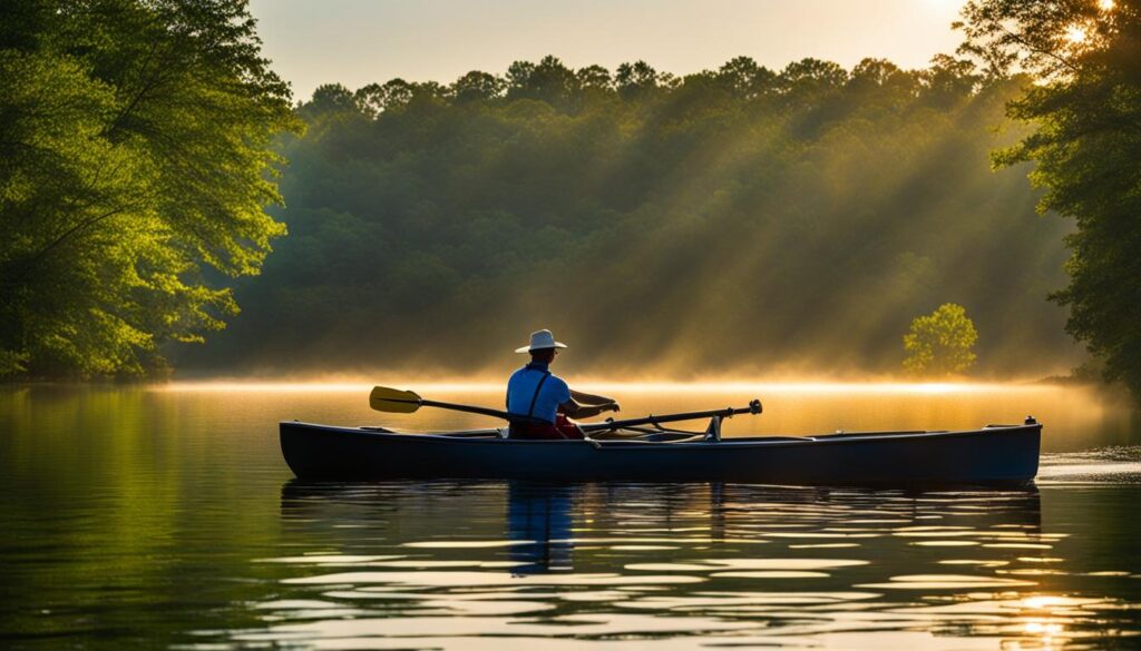 boating at Lake Anna