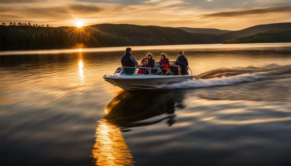 boating at West Whitlock Recreation Area