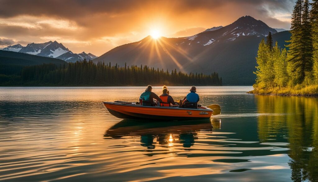 boating in Alaska