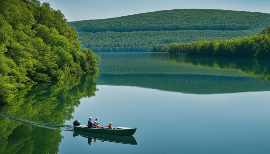 boating in Cayuga Lake