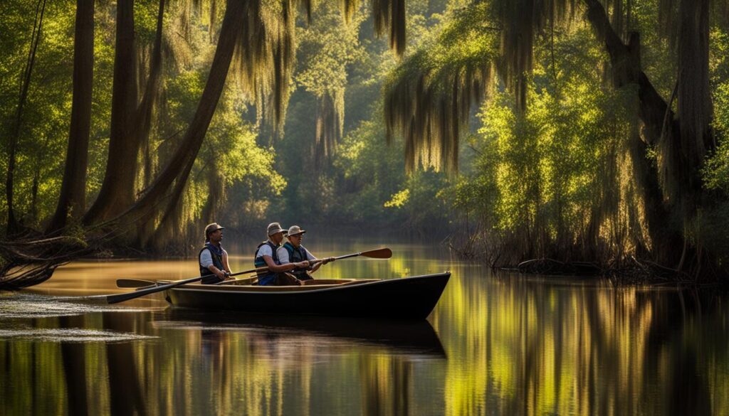 boating in Tchefuncte State Park