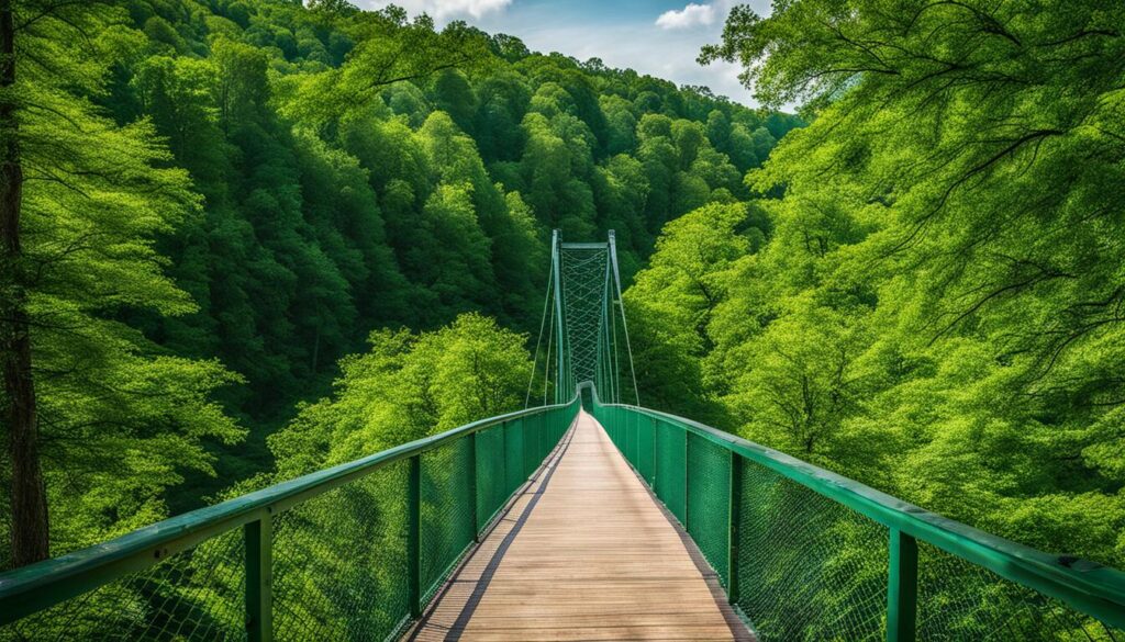 breaks interstate park swinging bridge