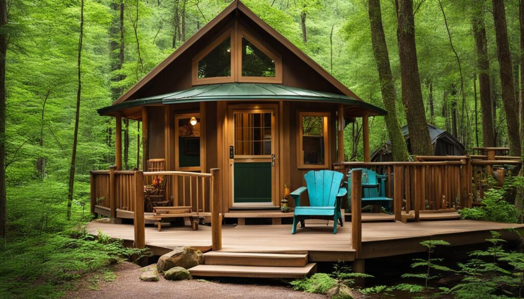 cabins and yurts