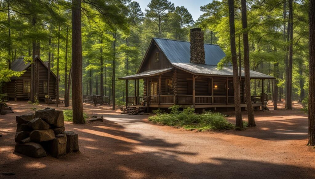 cabins in daingerfield state park