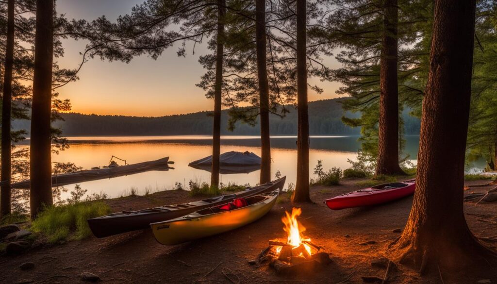 camping at lake greenwood