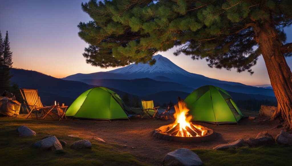 camping grounds near Camel's Hump State Park