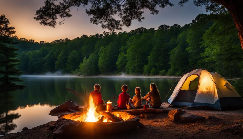 camping in Arkansas state parks