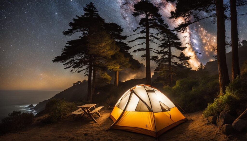 camping in Big Sur