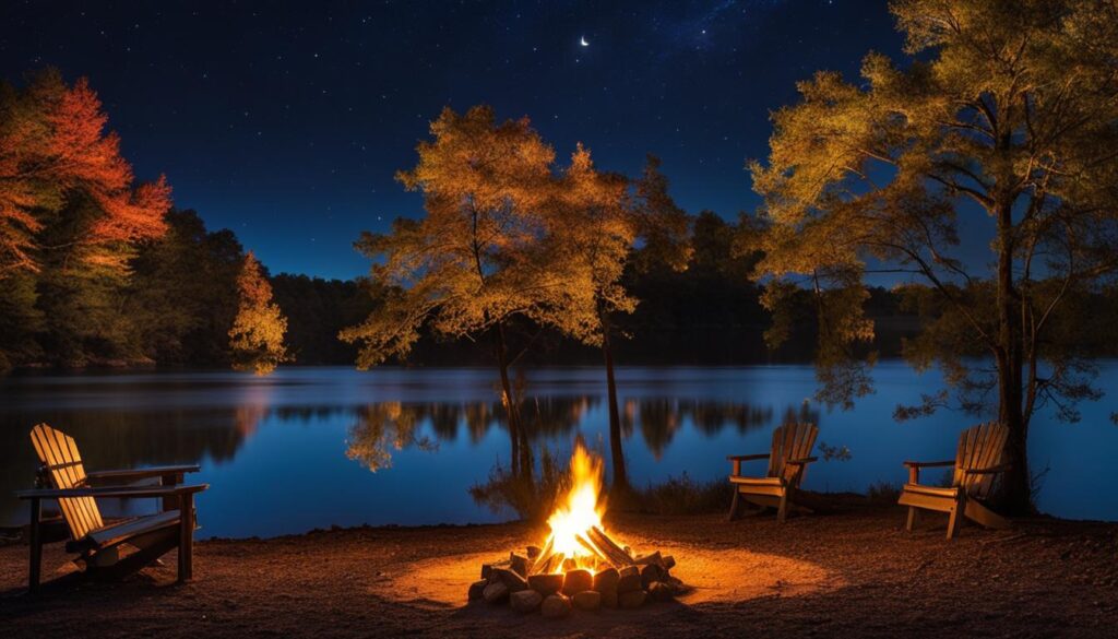 camping in Oakwood Lakes