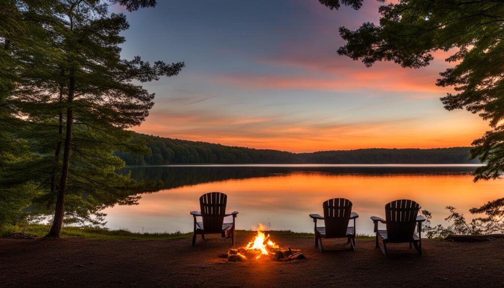 camping in Quinebaug Lake State Park