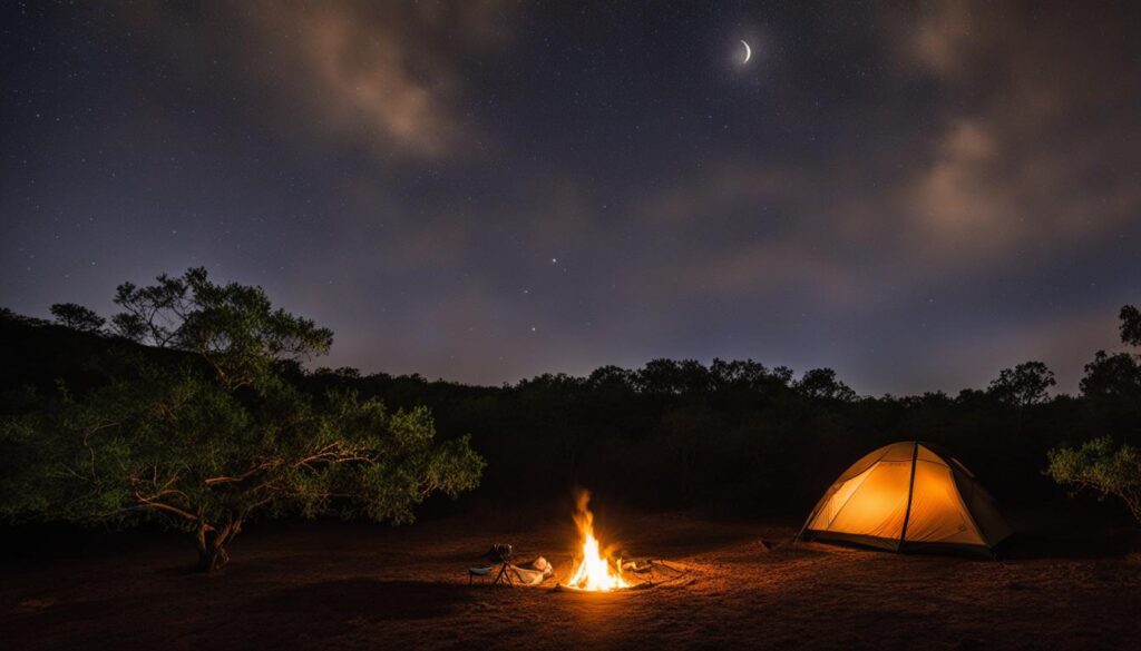 camping in Texas
