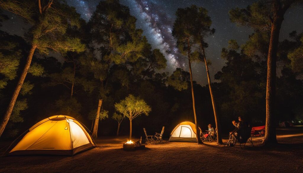 camping in Torreya State Park