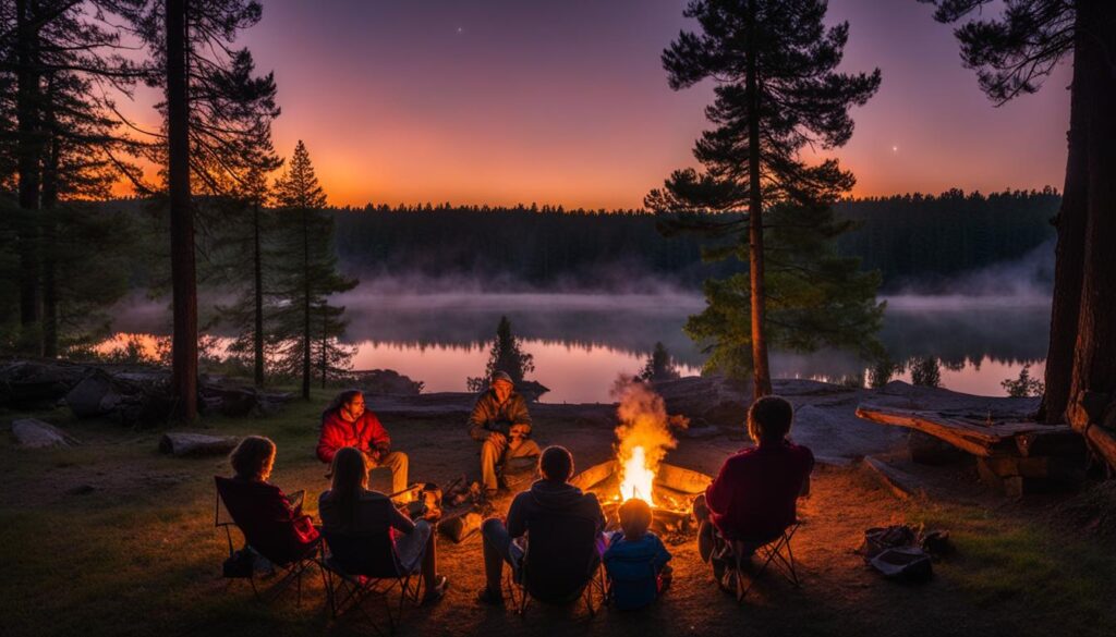 camping in Wyoming