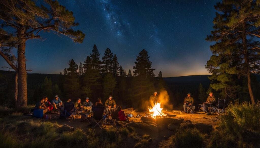 camping in backbone state park