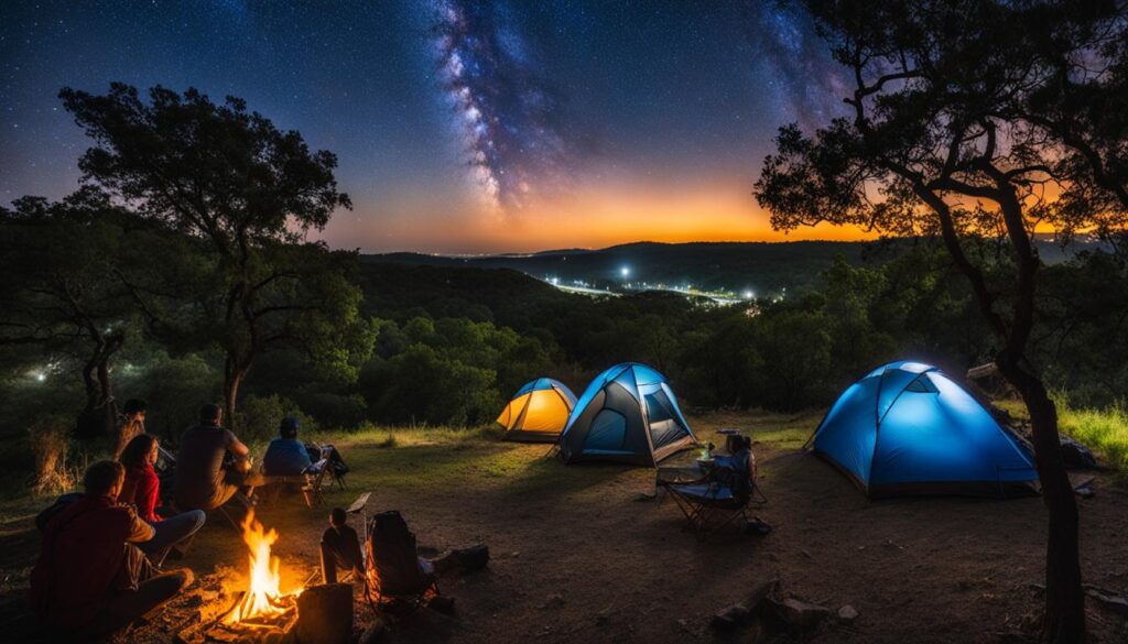 camping in blanco state park